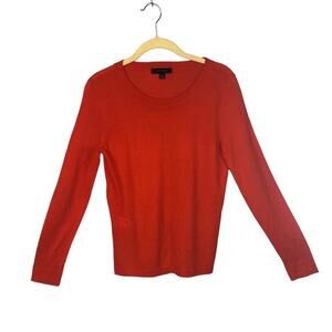 Ann Taylor Women’s Sweater Pull Over Super Fine Merino Wool Scoop Neck